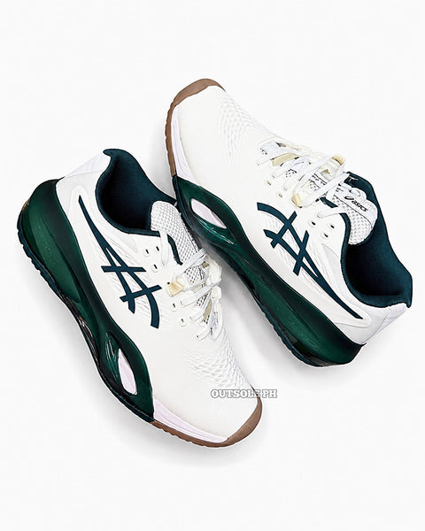 Gel Resolution X 'White Green' For Men & Women | Tennis & Pickleball Shoes