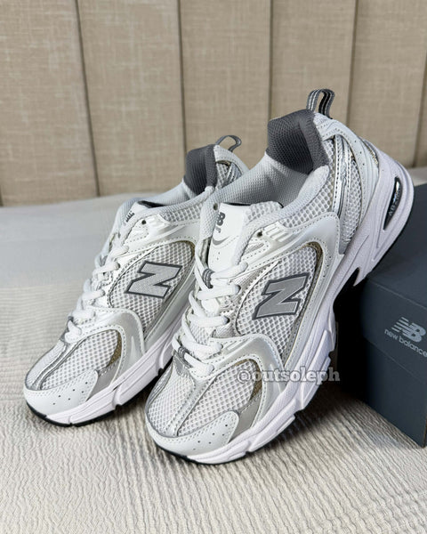 NB530 'White Silver Grey'  For Men & Women